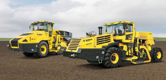 BOMAG stabilizers and recyclers.