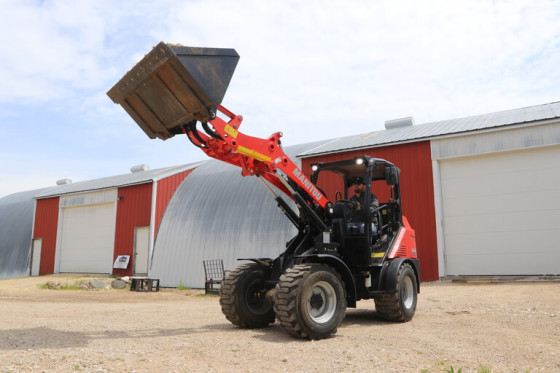 MANITOU articulated loaders.