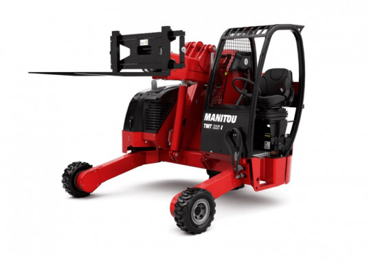 MANITOU TMT series models are truck-mounted forklifts.