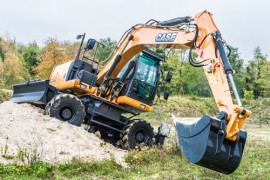 CASE wheeled excavator