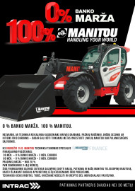 0 % banko MARŽA. 100 % MANITOU. 