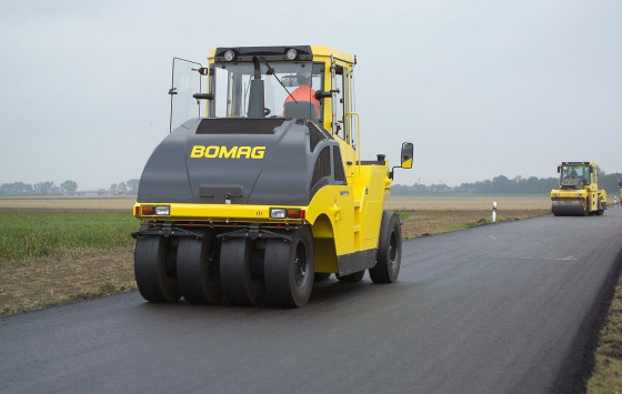 BOMAG Asphalt Pneumatic Tyred Roller – high quality