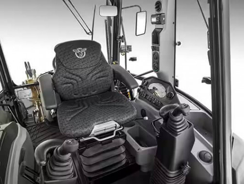 CASE backhoe loaders comfortable seat. 