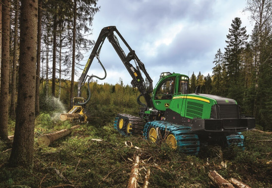 Miško technika – JOHN DEERE medkirtė 1170G 