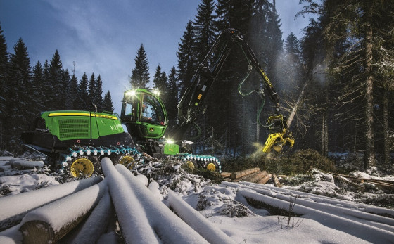 JOHN DEERE medkirtė 1170G – "INTRAC Lietuva" 