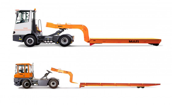 MAFI goosenecks for Roll/Cargo trailers.