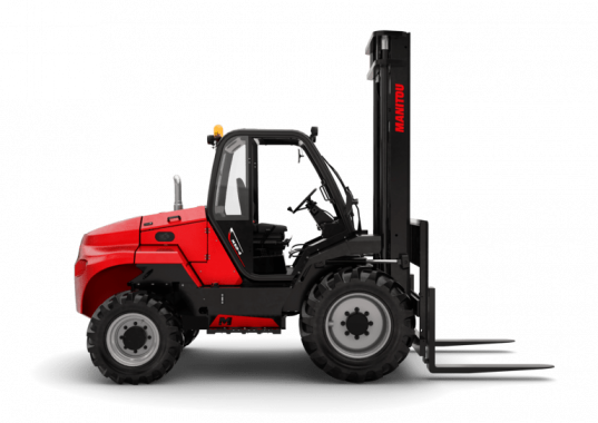 MANITOU M series all-terrain forklifts.