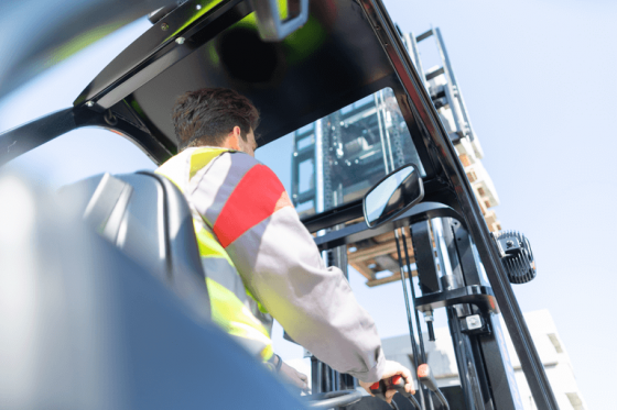 MANITOU MI series forklift trucks. Excellent visibility.