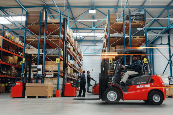 MI series MANITOU forklifts. Structural strength and durability of the loader.
