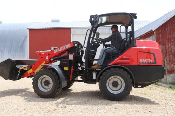 MLA series MANITOU articulated loader.