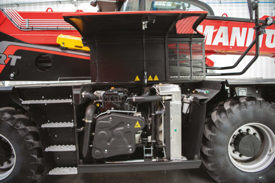 MRT Series MANITOU Rotary Telescopic Handlers - engine.