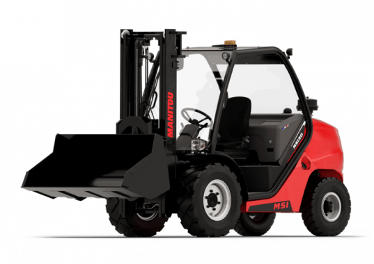 MANITOU MSI series semi-industrial truck with specific handling solutions.