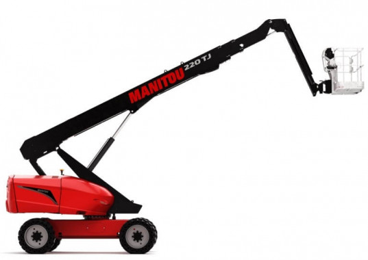 TJ series MANITOU aerial work platform is off-road model.