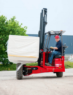TMM series truck-mounted MANITOU forklifts. Easy maintenance and service.