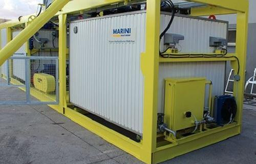 MARINI production of hot asphalt mixes with Polymer modified Bitumen (PMB) 