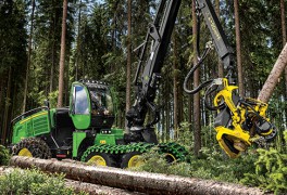 JOHN DEERE miško technika – medkirtė 1270G ekonomiškesnė ir efektyvesnė