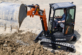 DEVELON Mini Excavator DX27Z.