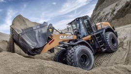 CASE G-Series wheel loaders 1021G delivering high level of operator comfort.