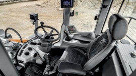 CASE G-Series wheel loaders comfortable seat.