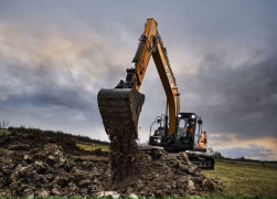 CASE crawler excavator.