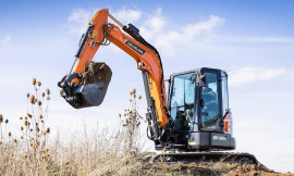 DEVELON Mini Excavators DX55R-7.