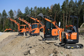 DEVELON Mini Excavators.