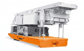 MAFI drawbar trailers for heavy loads – up to 320 tons.