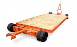 MAFI  roll / cargo trailers are generally delivered with solid rubber tires.