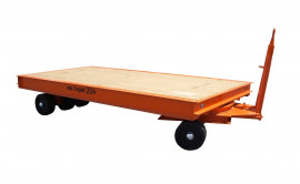 Roll / cargo trailers MAFI are delivered with solid rubber tires.