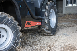 Work safely on any type of ground with the MANITOU MC series all-terrain forklift truck. 