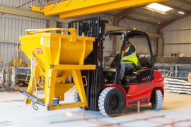 MI series MANITOU forklift truck. Power and maneuverability.