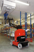 MANITOU VJR series vertical mast aerial work platform.