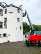 MANITOU TJ series aerial work platforms are off-road models – working heights up to 27.7 metres.