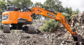 DEVELON Crawler Excavator DX235LCR-7.