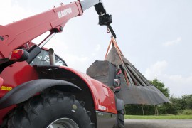 MANITOU MHT series telehandlers – safe handling heavy loads.