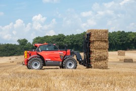 MANITOU MLT serijos teleskopinis krautuvas pritaikytas žemės ūkiui.