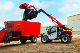 MANITOU MLT serijos teleskopiniai krautuvai žemės ūkiui.