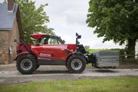MLT series MANITOU telescopic loader.