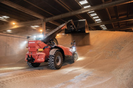 MLT series MANITOU telescopic loaders.