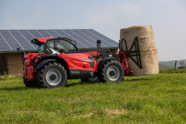 MANITOU teleskopinis krautuvas – gausus darbinių priedų pasirinkimas.