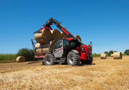 MANITOU teleskopinis krautuvas – didelis darbinių priedų pasirinkimas.