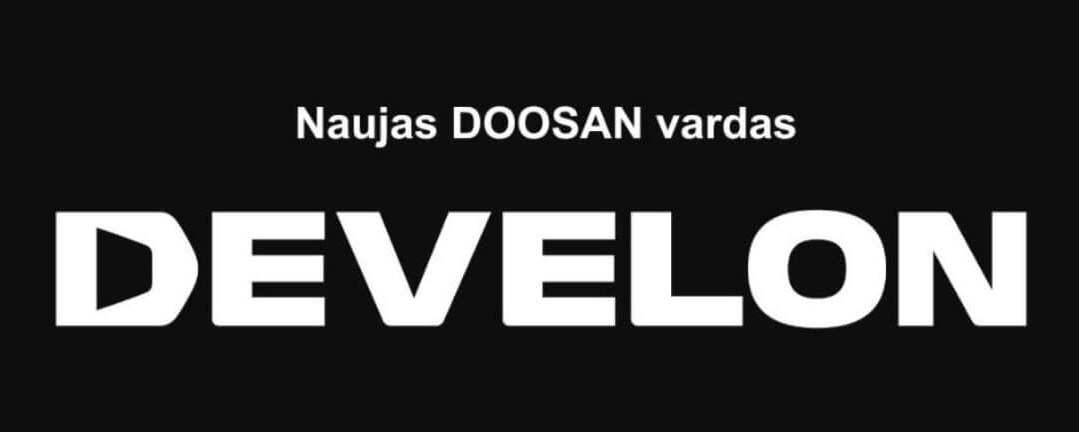 Naujas DOOSAN vardas – DEVELON.