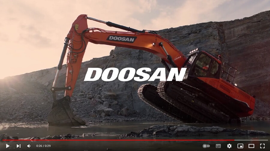 DOOSAN ekskavatoriai DX300LC-7 – iki 10 % mažesnės kuro sąnaudos.